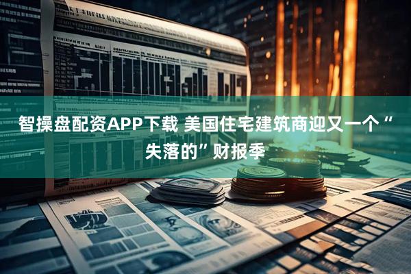 智操盘配资APP下载 美国住宅建筑商迎又一个“失落的”财报季